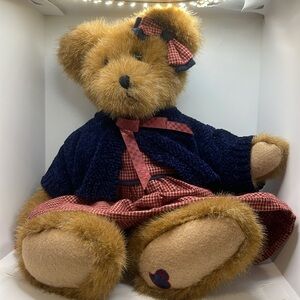 Vintage Boyds Bears “KIRA” Heart To Heart Series 13.5” Plush Stuffed Brown Bear